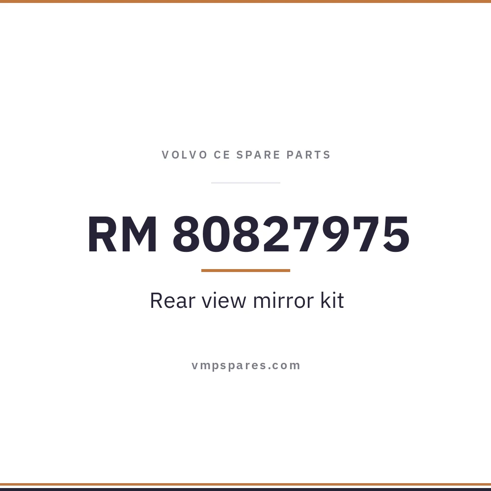 RM 80827975 – Rear view mirror kit
