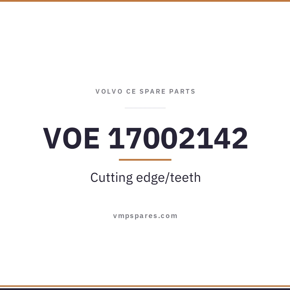 VOE 17002142 – Cutting edge/teeth