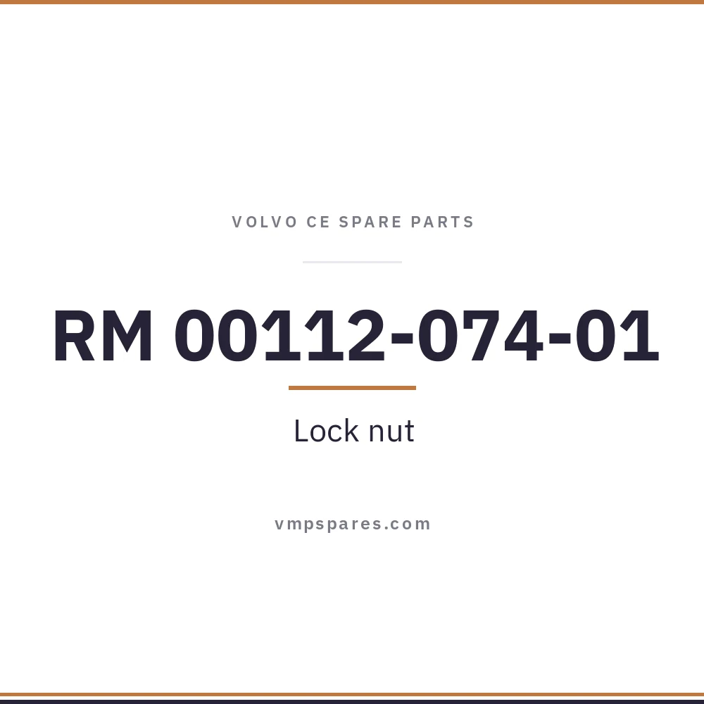 RM 00112-074-01 – Lock nut