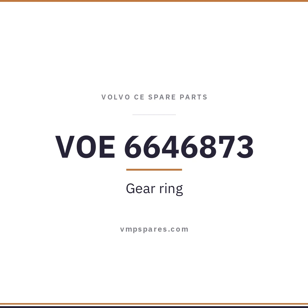 VOE 6646873 – Gear ring