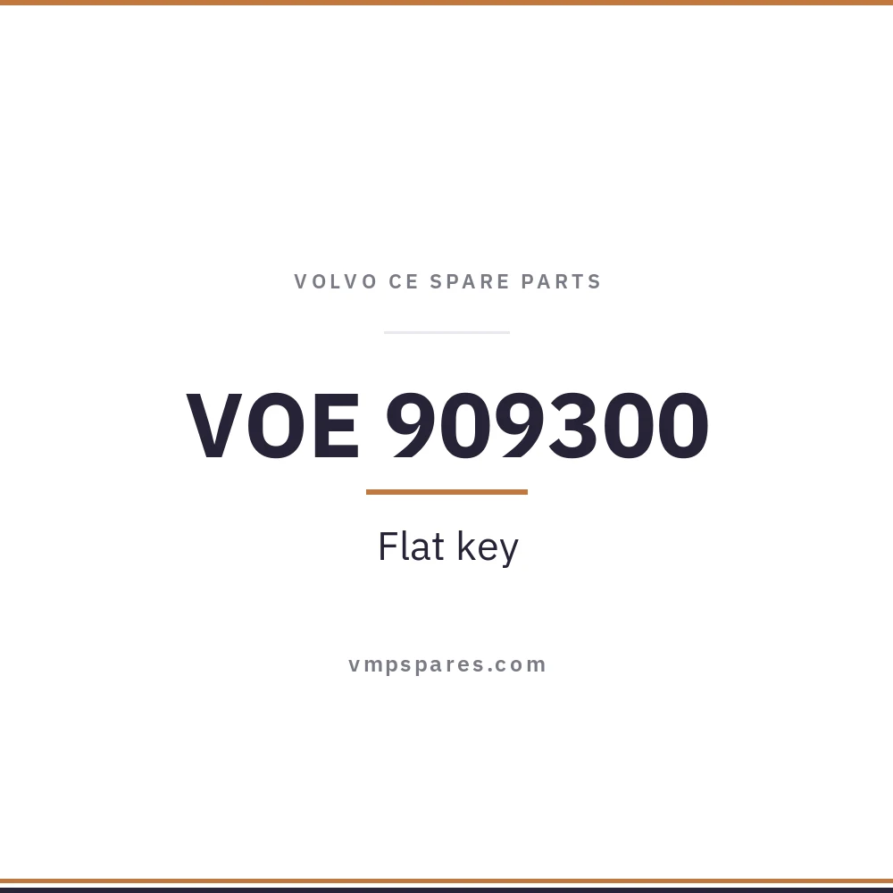 VOE 909300 – Flat key