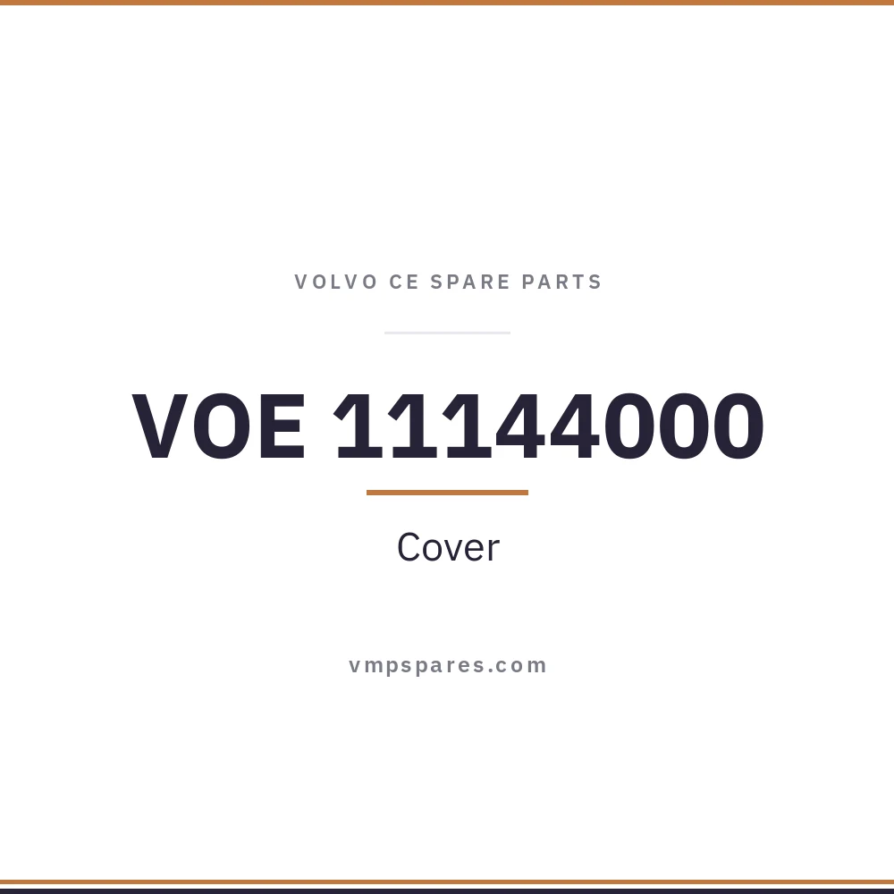 VOE 11144000 – Cover