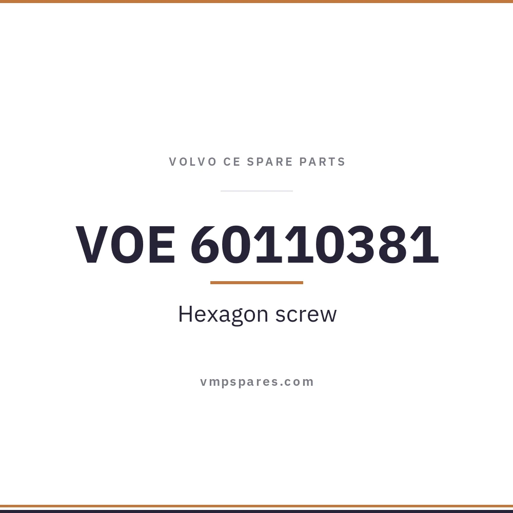 VOE 60110381 – Hexagon screw