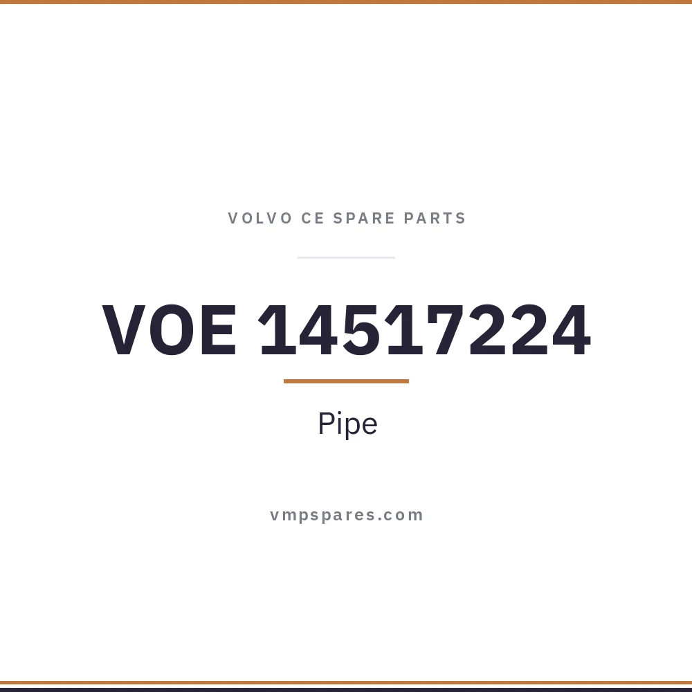 VOE 14517224 – Pipe