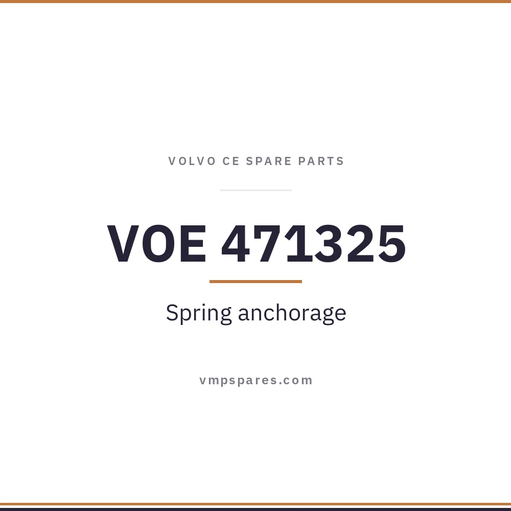 VOE 471325 – Spring anchorage