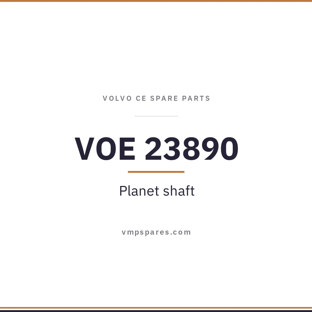 VOE 23890 – Planet shaft