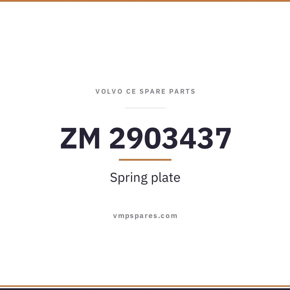 ZM 2903437 – Spring plate
