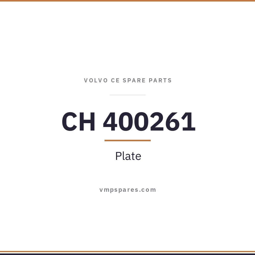 CH 400261 – Plate