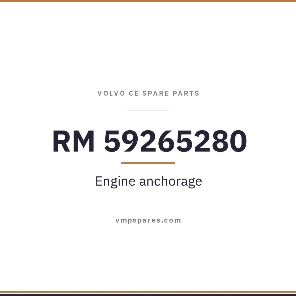 RM 59265280 – Engine anchorage