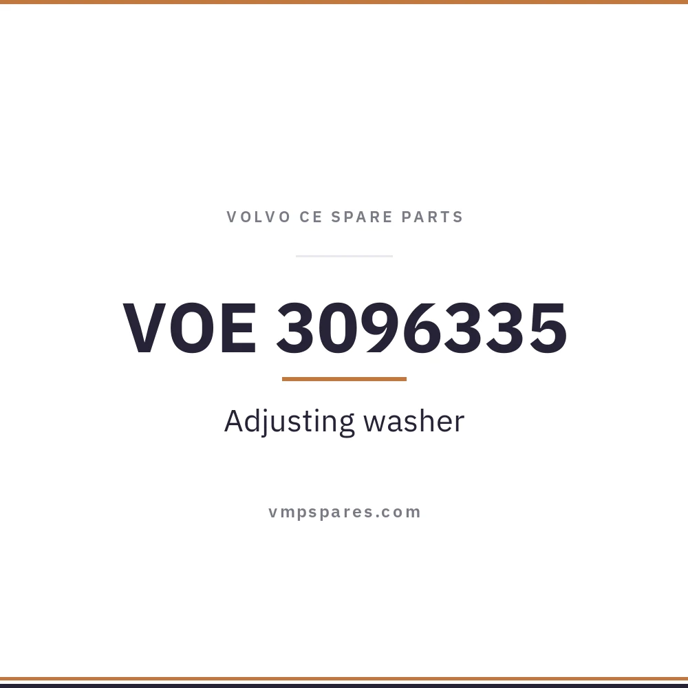 VOE 3096335 – Adjusting washer