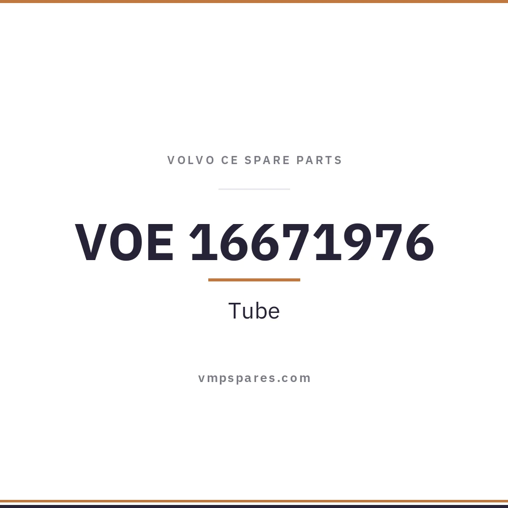 VOE 16671976 – Tube