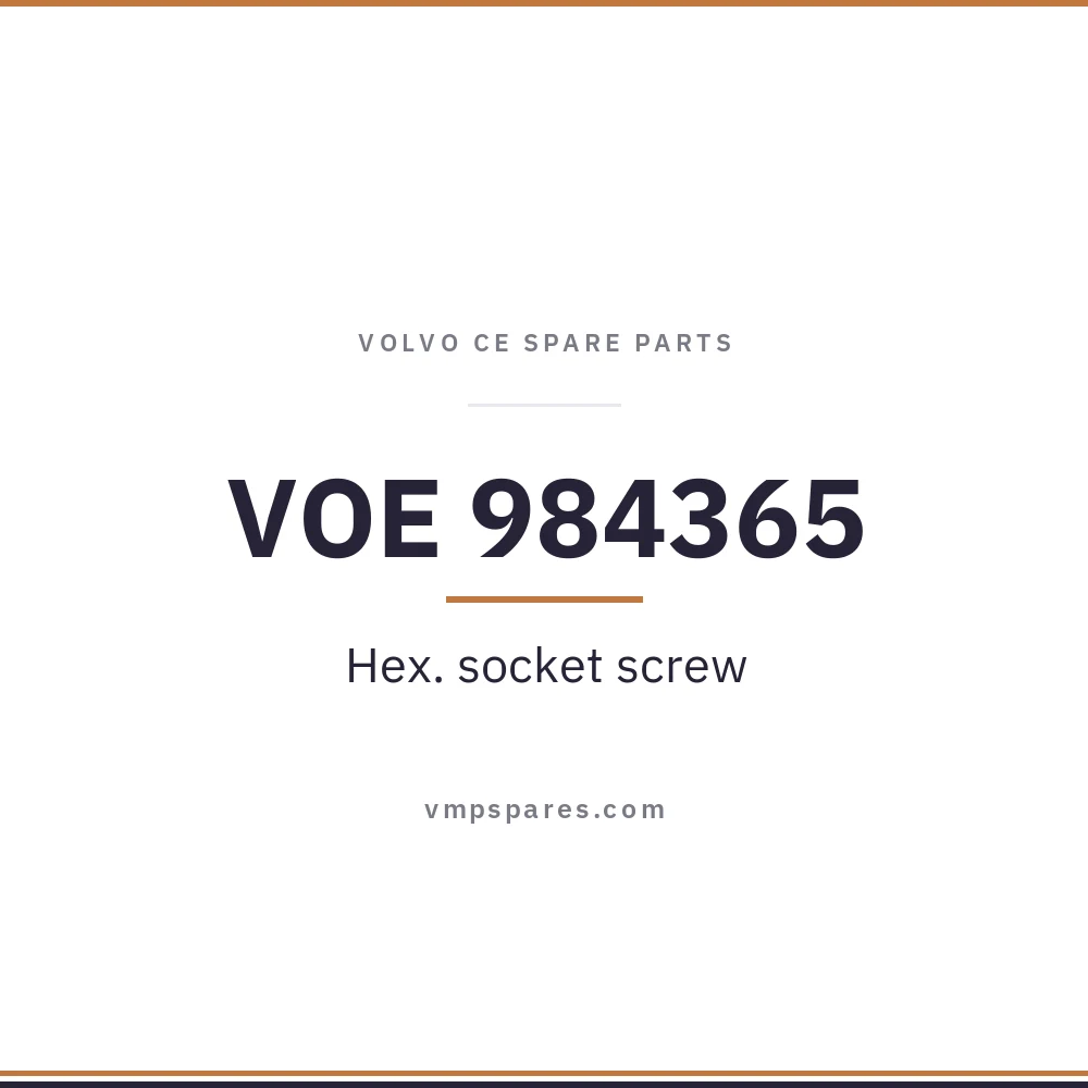 VOE 984365 – Hex. socket screw