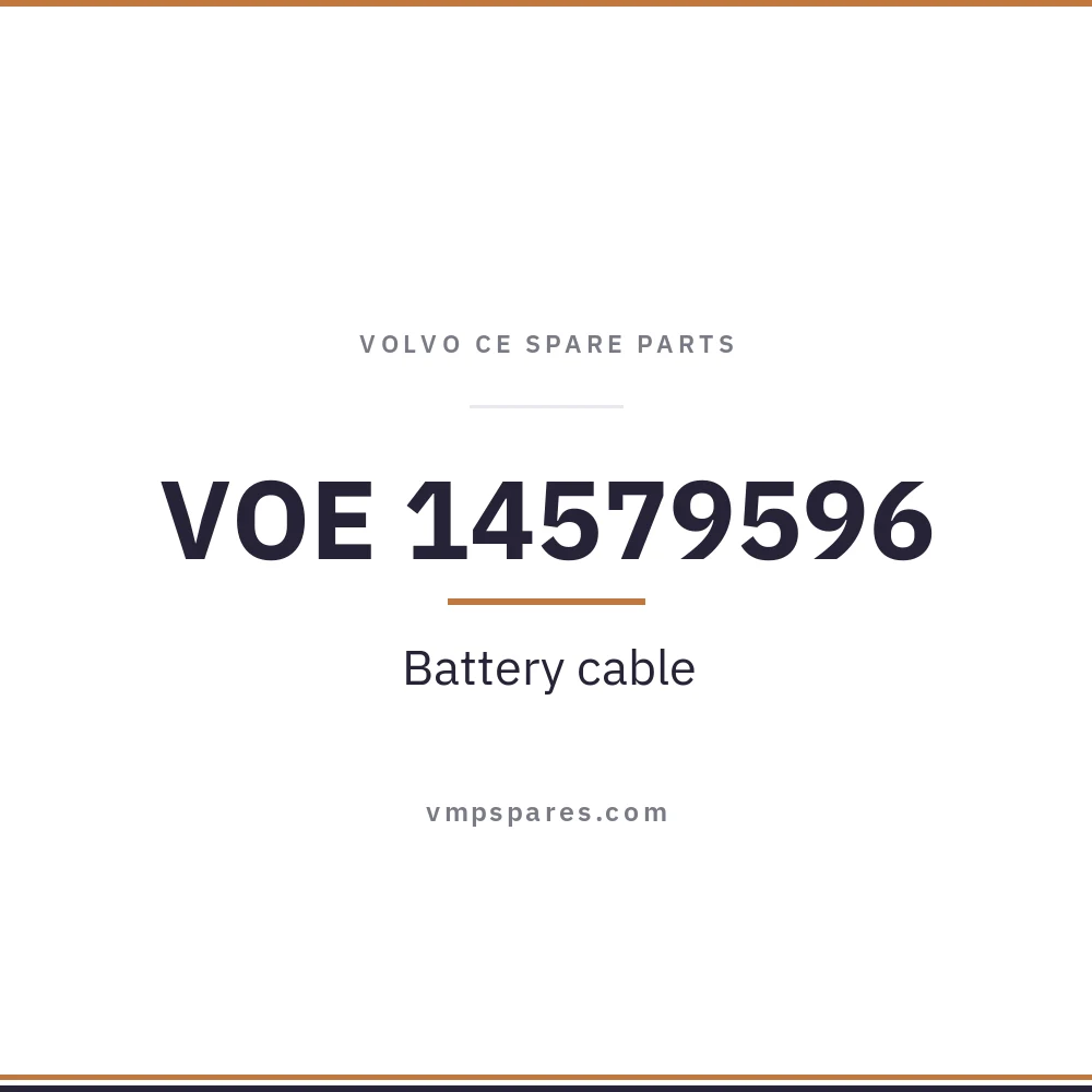 VOE 14579596 – Battery cable