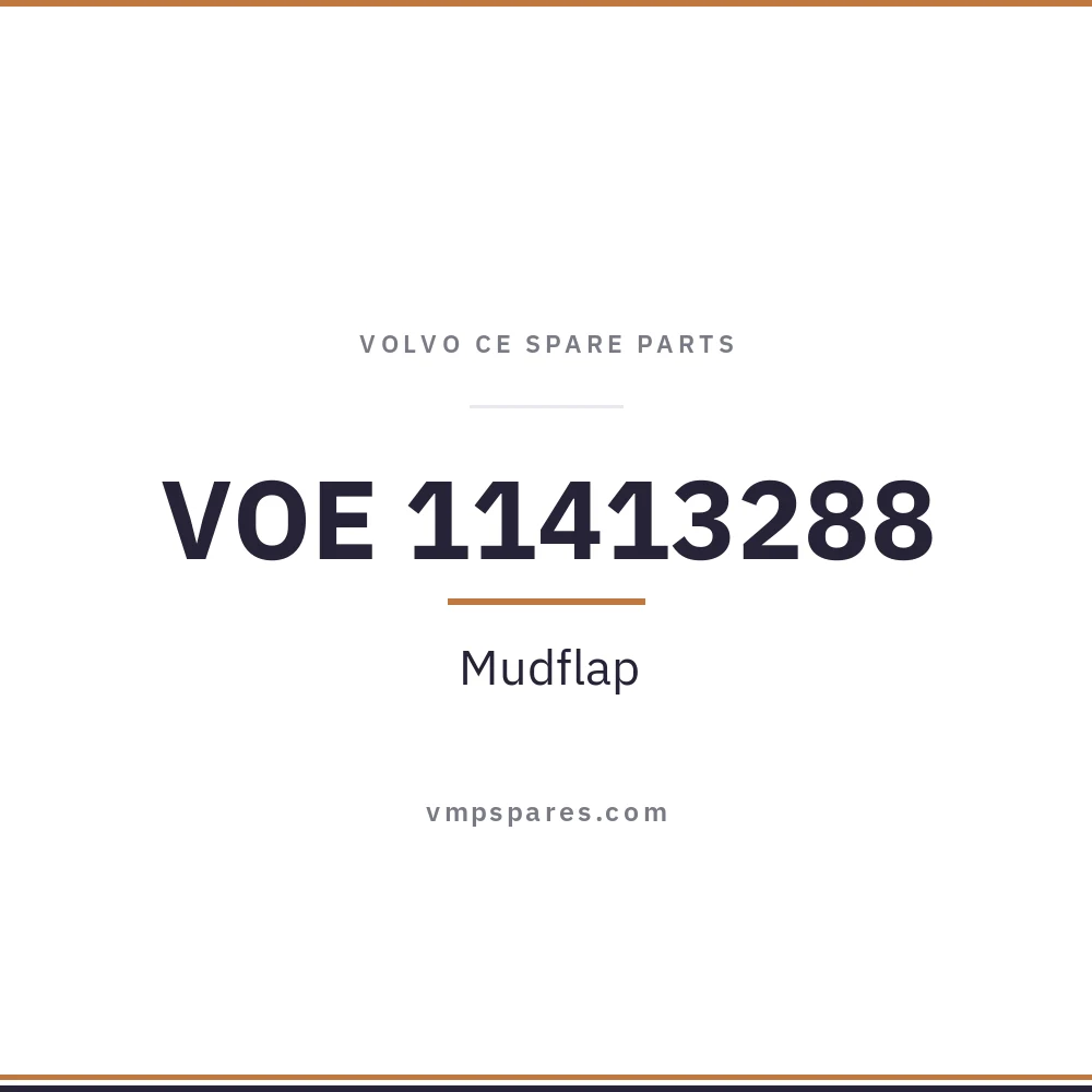 VOE 11413288 – Mudflap