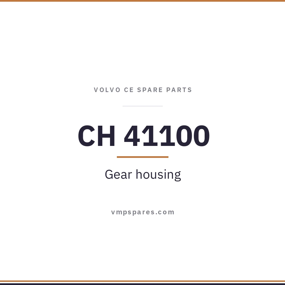 CH 41100 – Gear housing