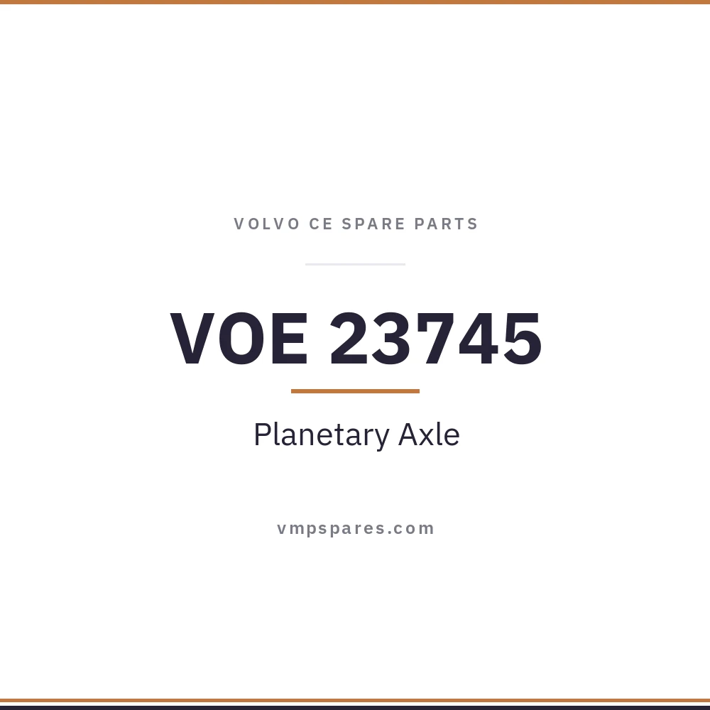 VOE 23745 – Planetary Axle