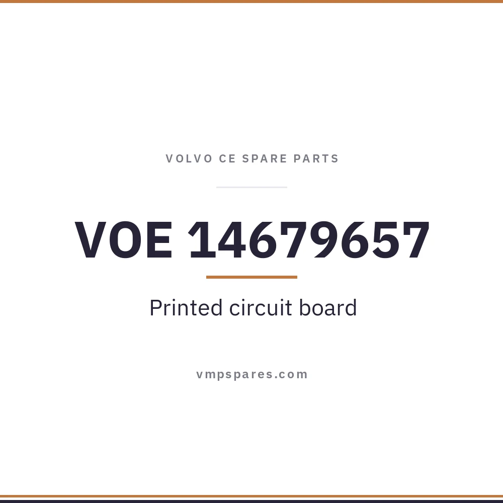 VOE 14679657 – Printed circuit board