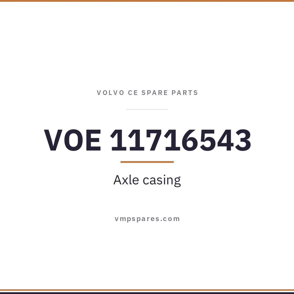 VOE 11716543 – Axle casing