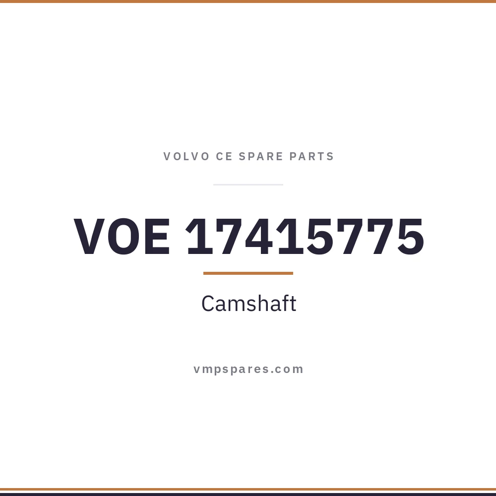 VOE 17415775 – Camshaft