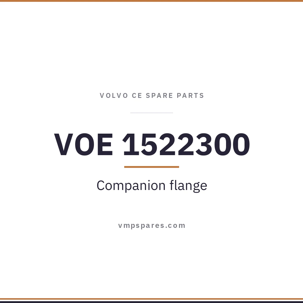 VOE 1522300 – Companion flange