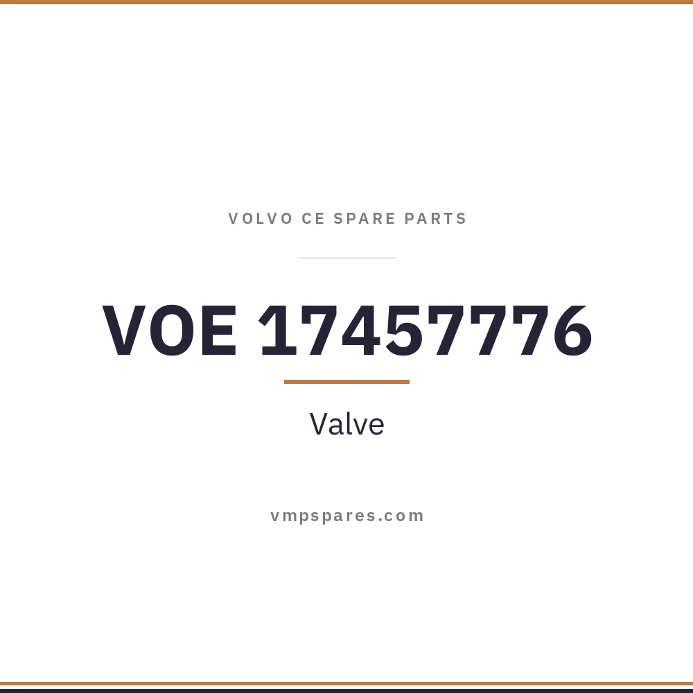 VOE 17457776 – Valve