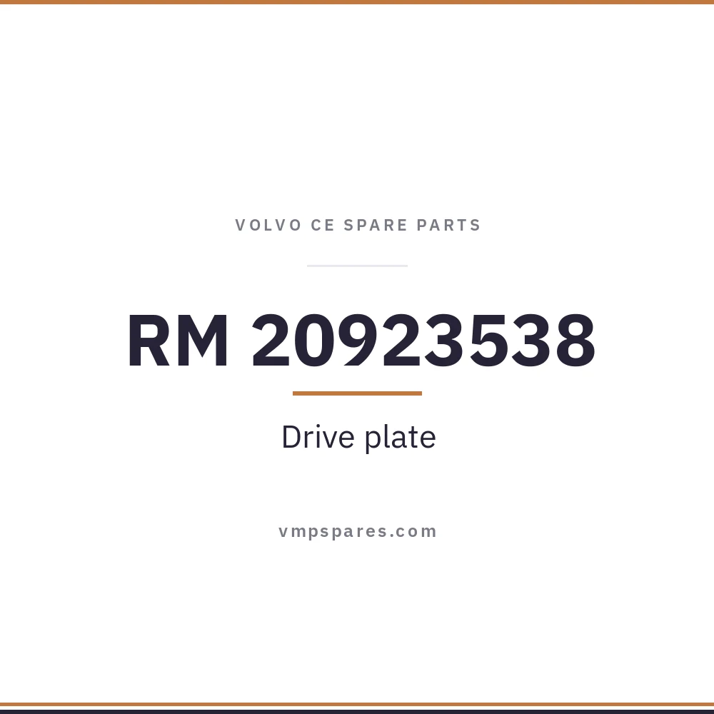 RM 20923538 – Drive plate
