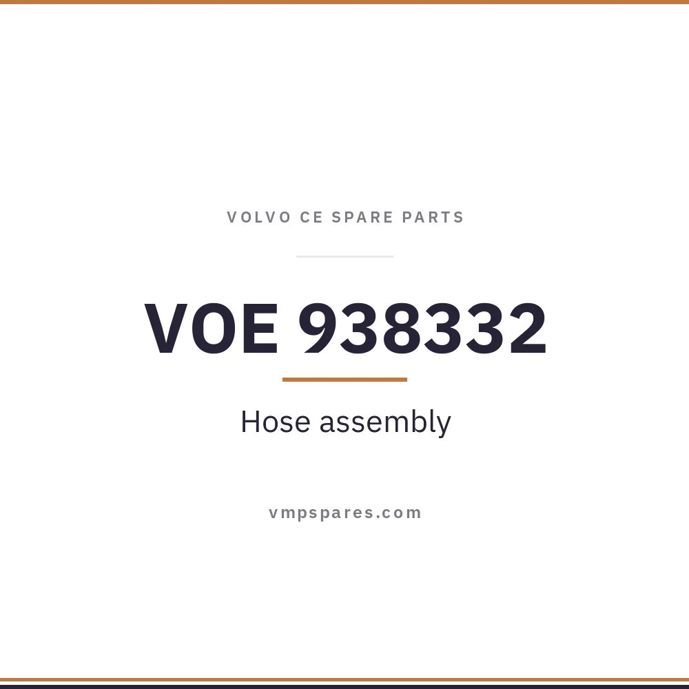 VOE 938332 – Hose assembly