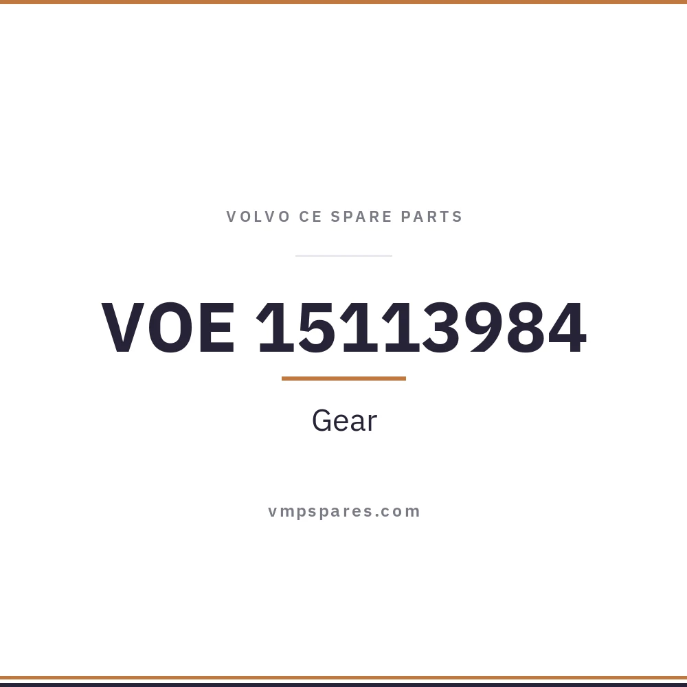 VOE 15113984 – Gear