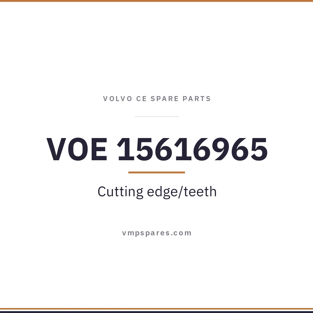 VOE 15616965 – Cutting edge/teeth