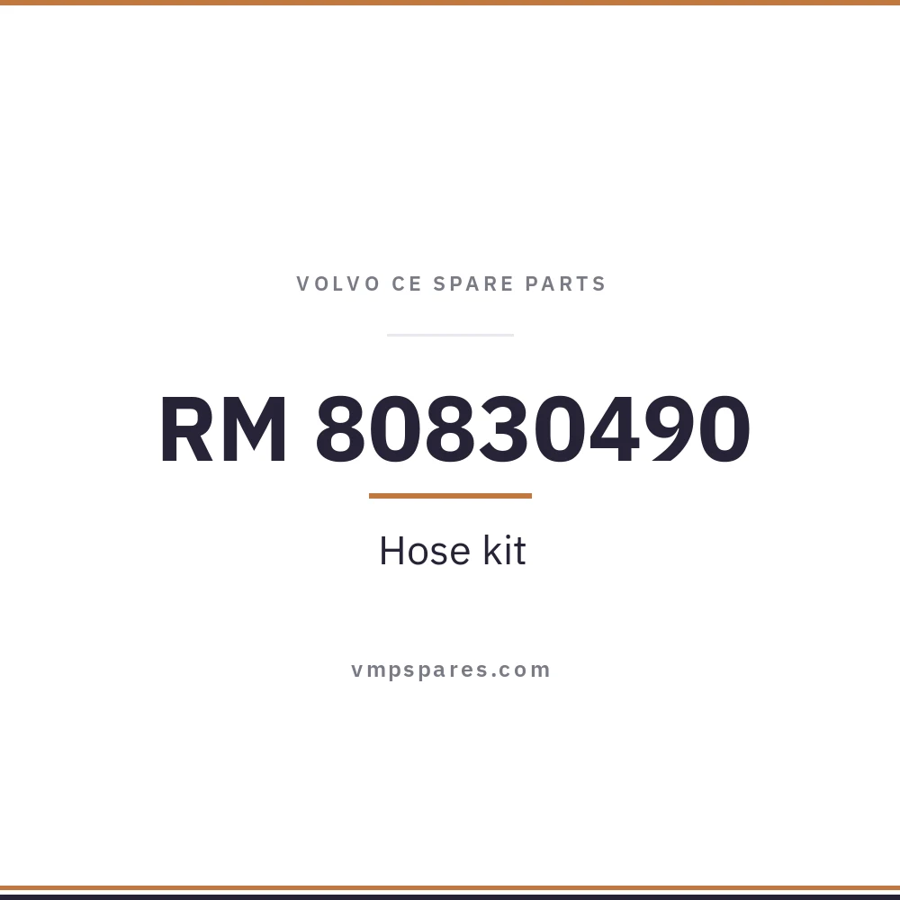 RM 80830490 – Hose kit