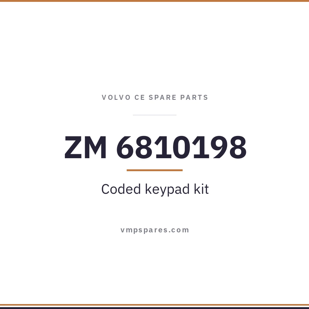 ZM 6810198 – Coded keypad kit