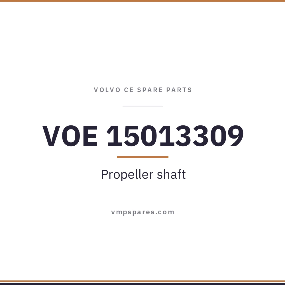 VOE 15013309 – Propeller shaft