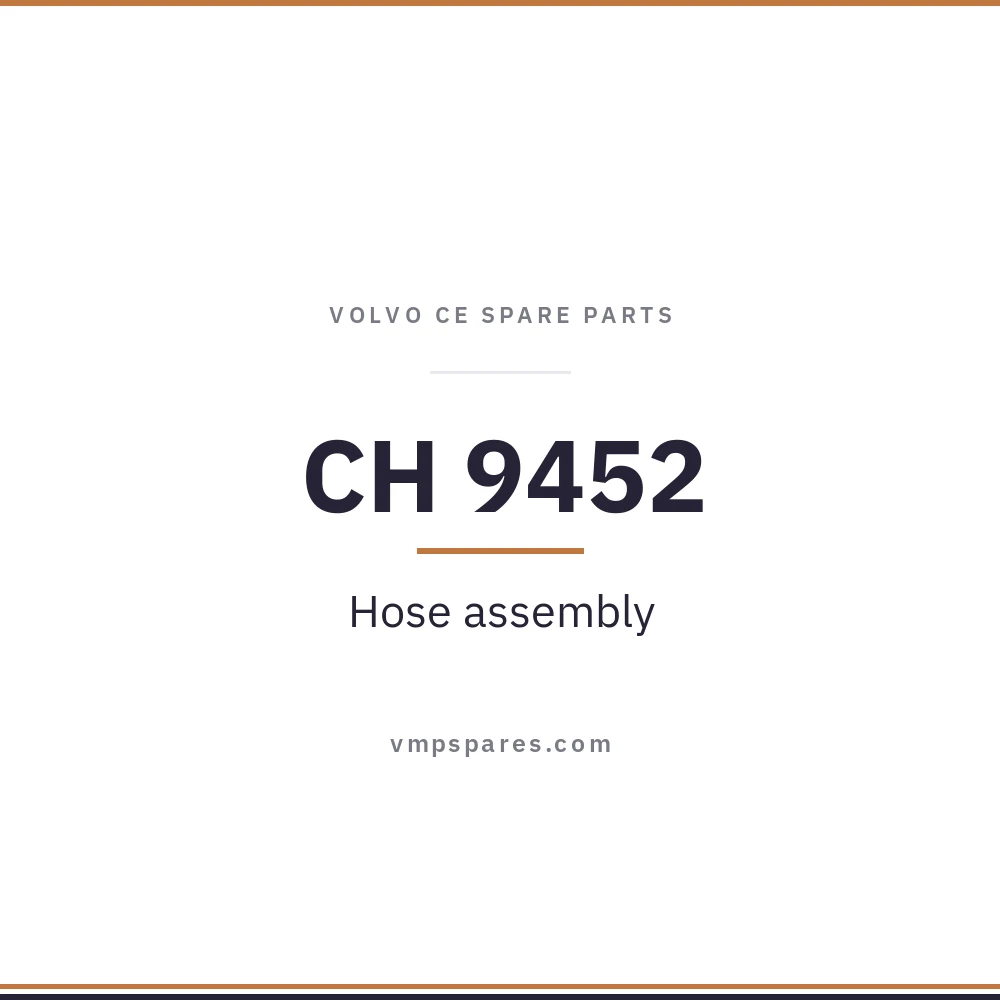 CH 9452 – Hose assembly