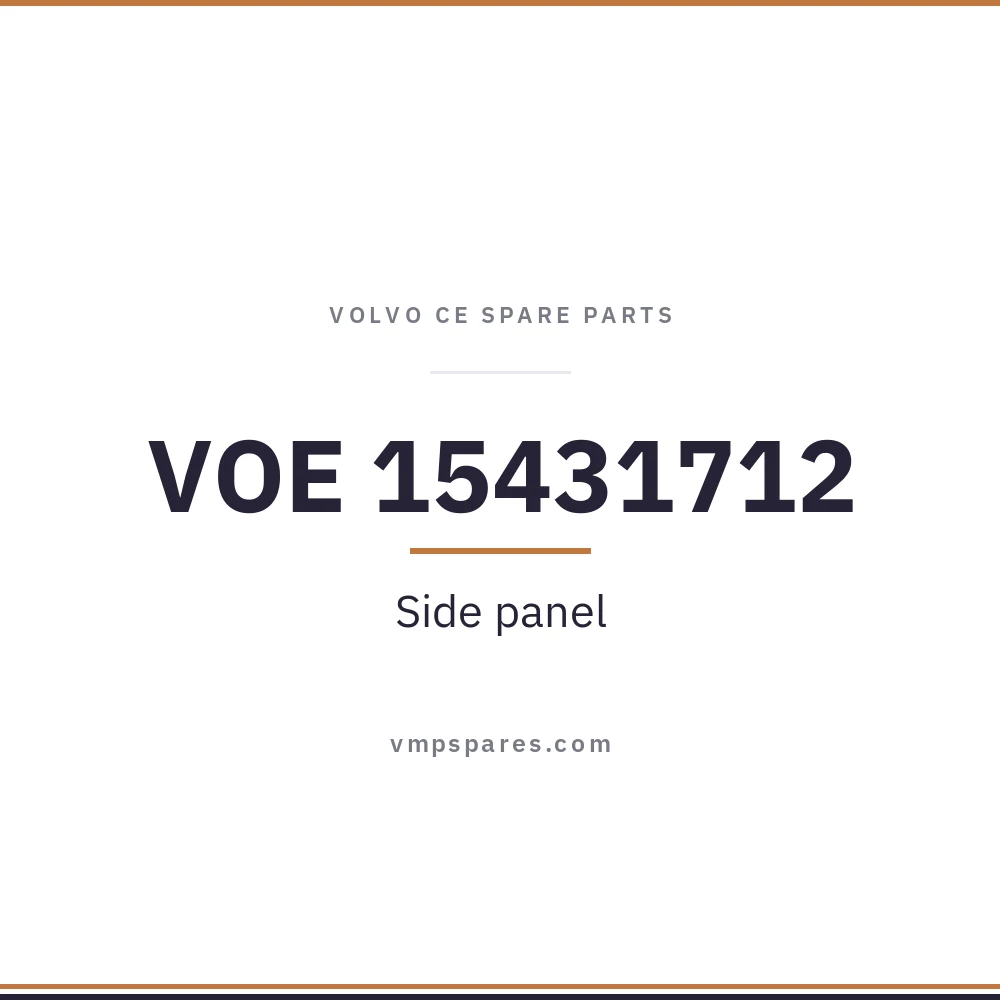 VOE 15431712 – Side panel