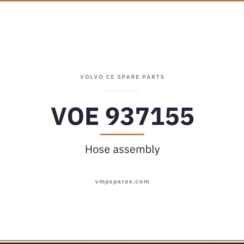 VOE 937155 – Hose assembly