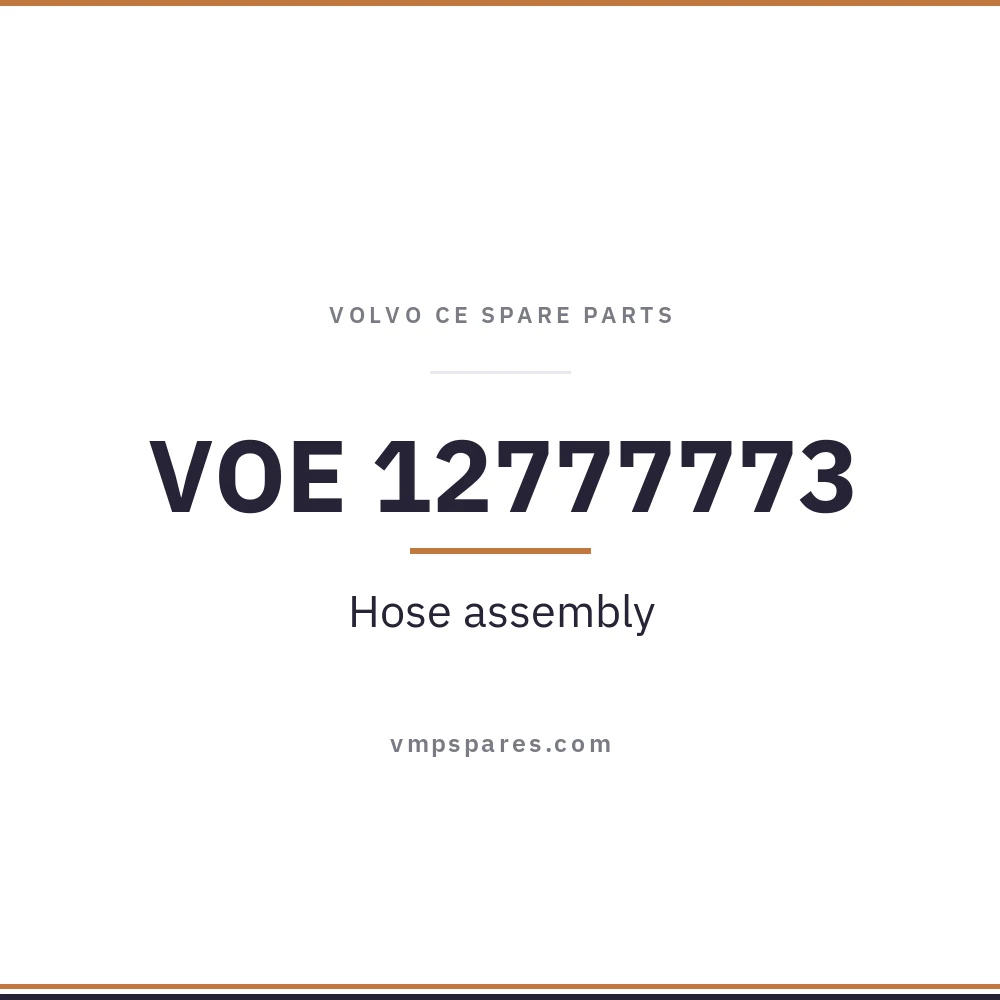 VOE 12777773 – Hose assembly