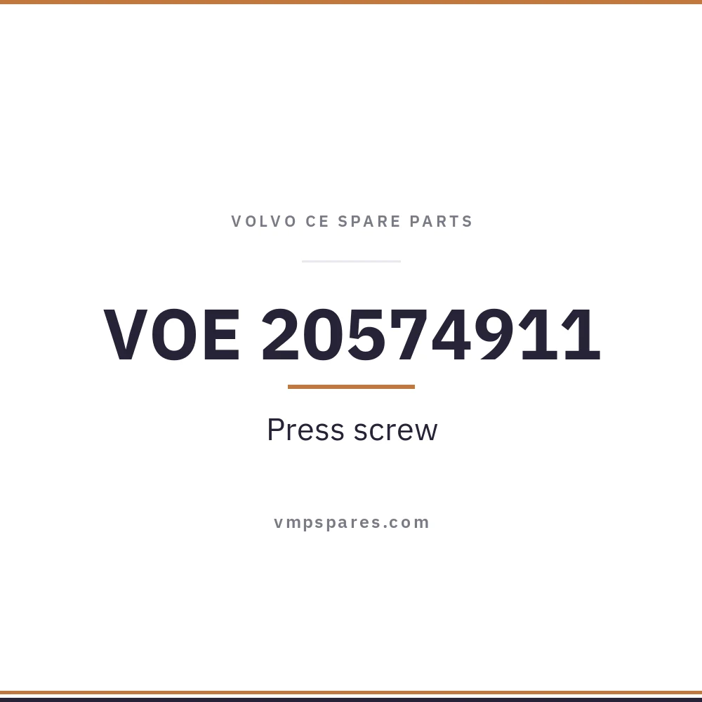 VOE 20574911 – Press screw