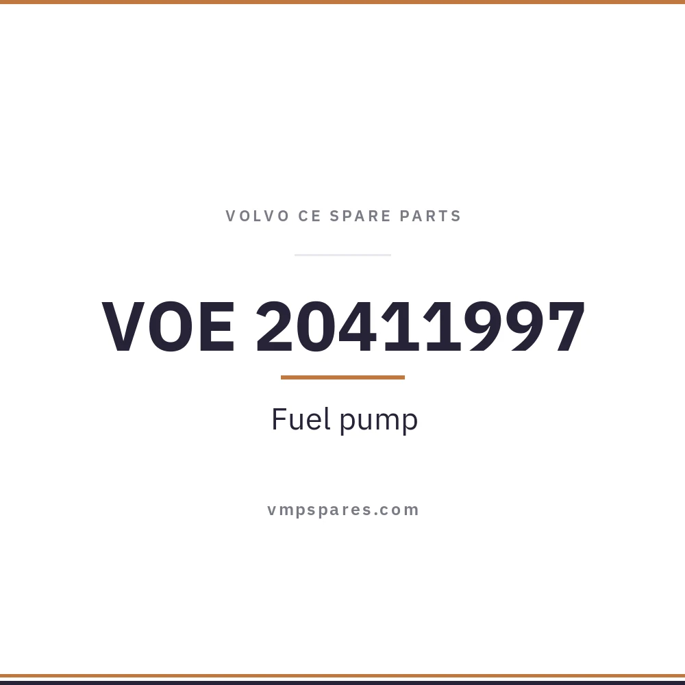 VOE 20411997 – Fuel pump