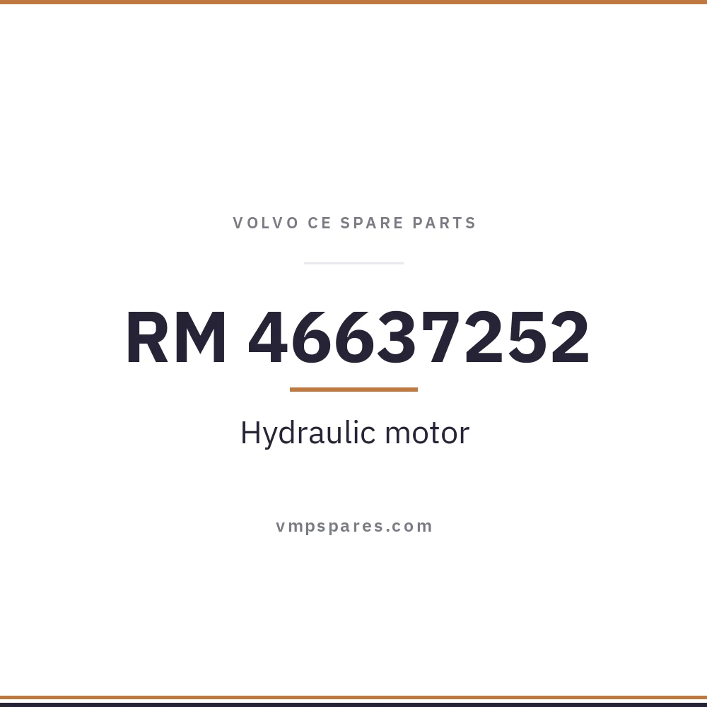 RM 46637252 – Hydraulic motor
