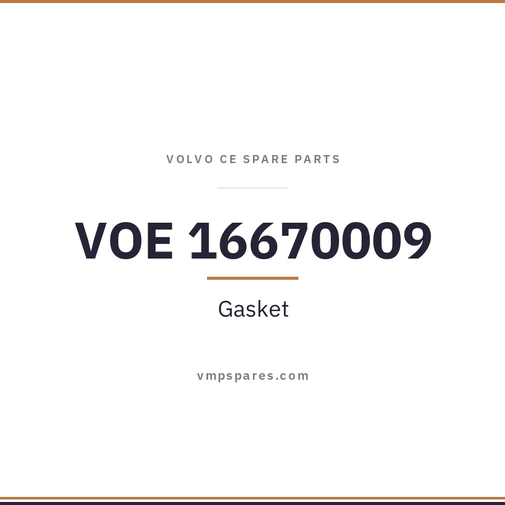 VOE 16670009 – Gasket