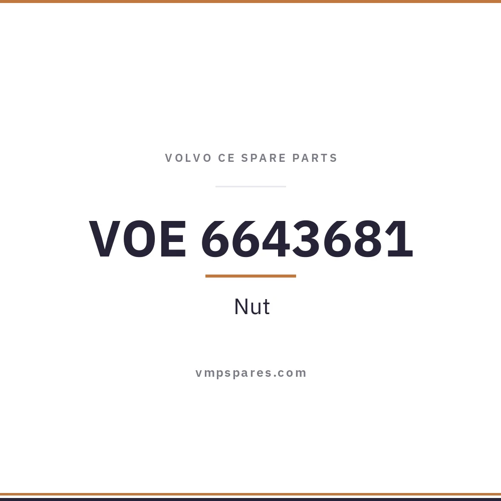 VOE 6643681 – Nut