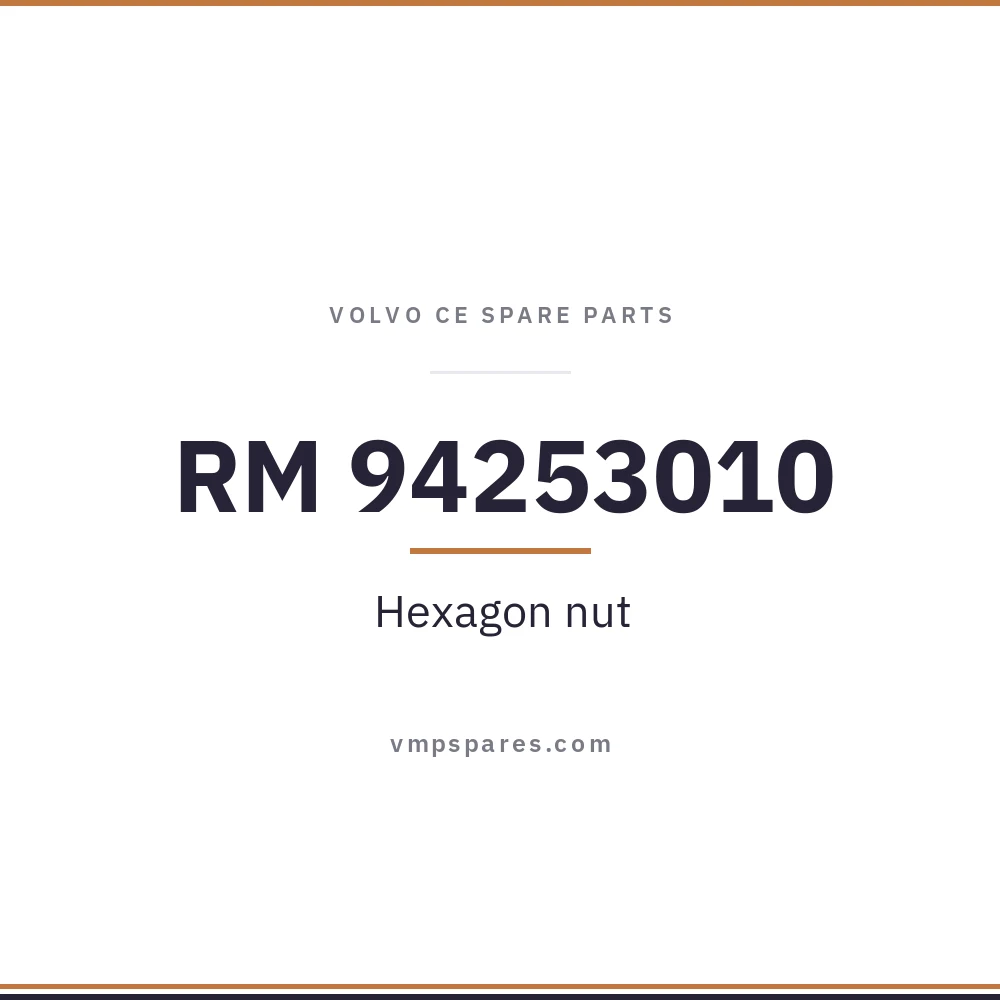 RM 94253010 – Hexagon nut