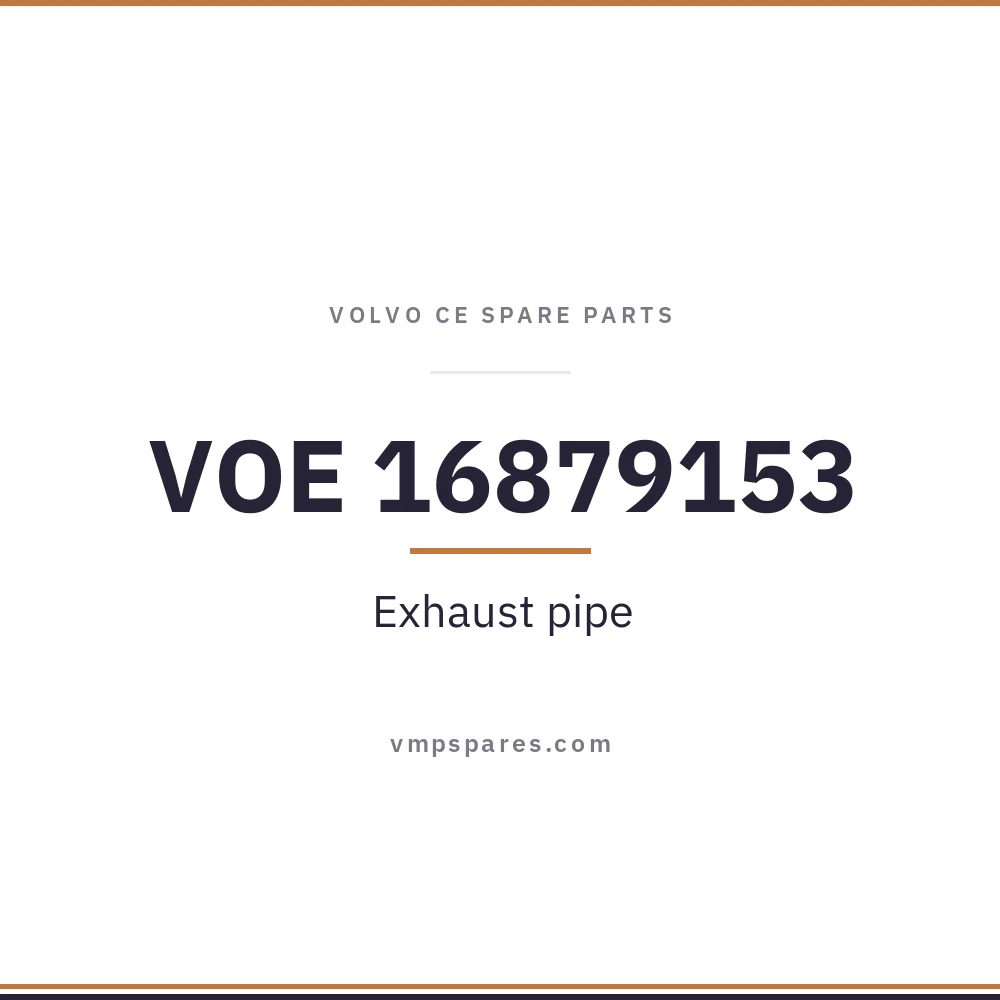 VOE 16879153 – Exhaust pipe
