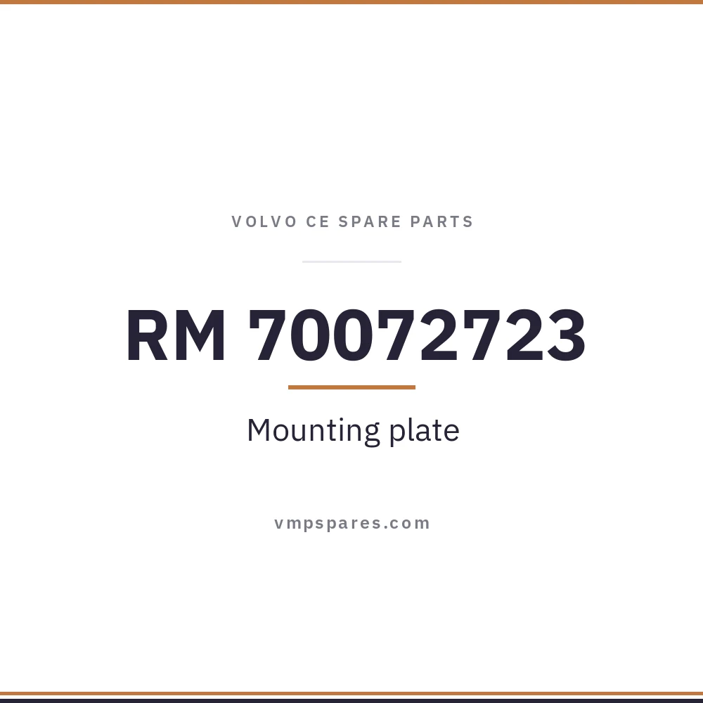 RM 70072723 – Mounting plate