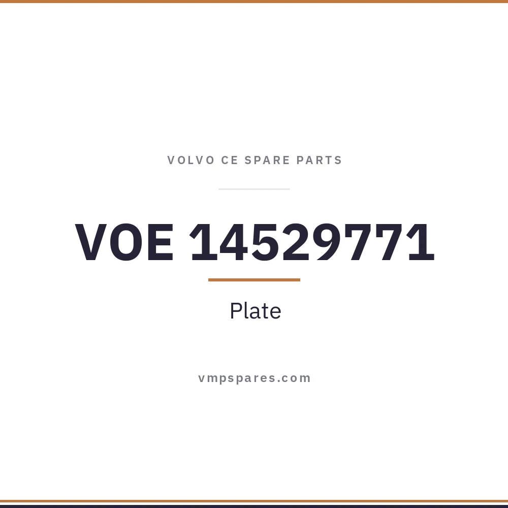 VOE 14529771 – Plate