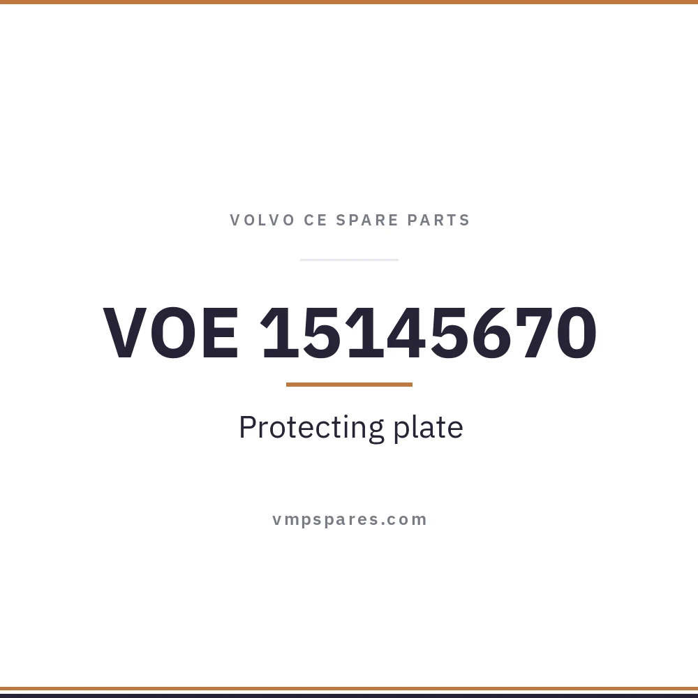 VOE 15145670 – Protecting plate
