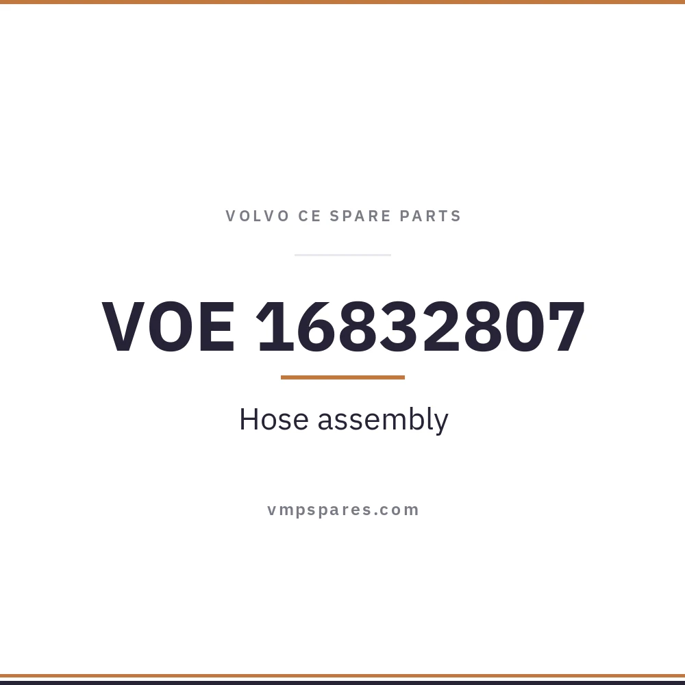 VOE 16832807 – Hose assembly