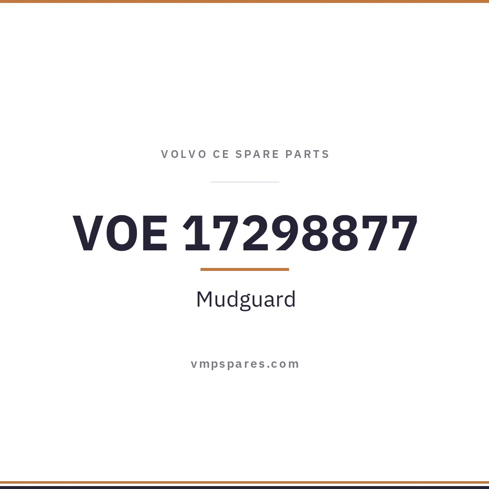 VOE 17298877 – Mudguard