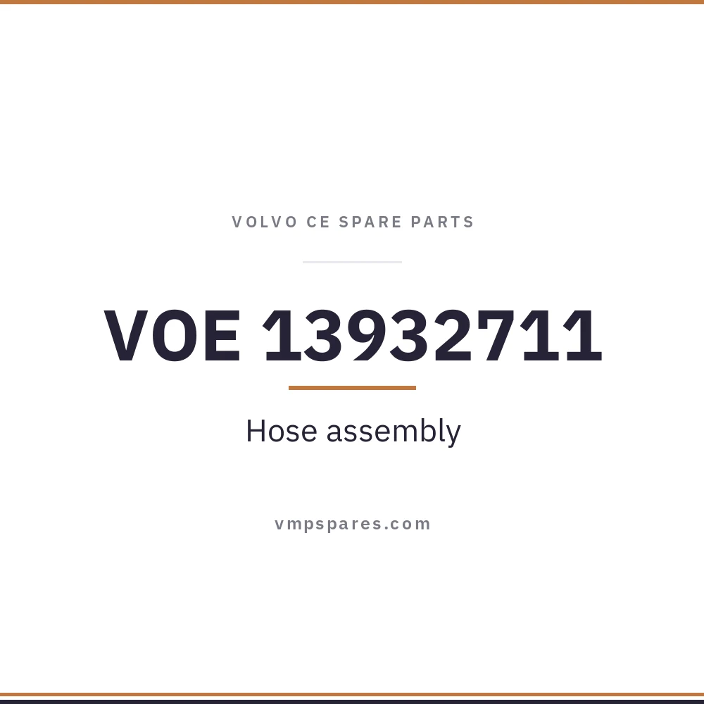 VOE 13932711 – Hose assembly