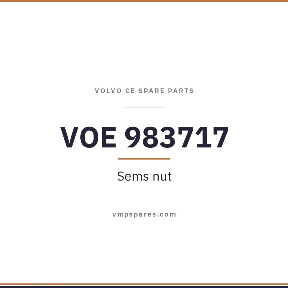 VOE 983717 – Sems nut